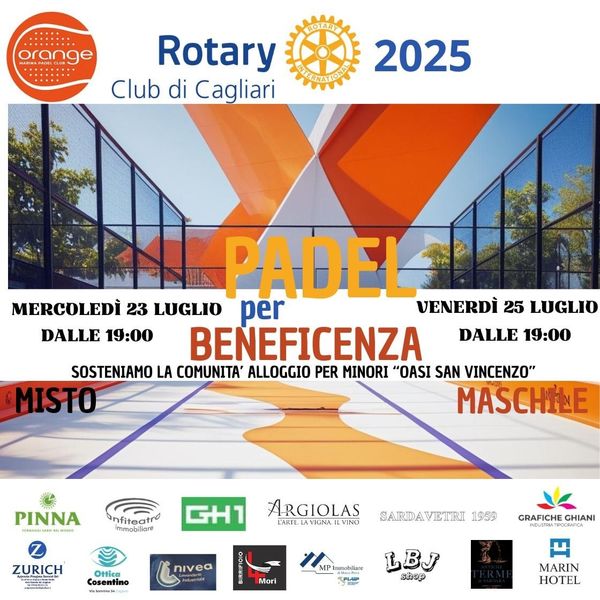 Torneo di Padel per Beneficenza - 23/25 luglio